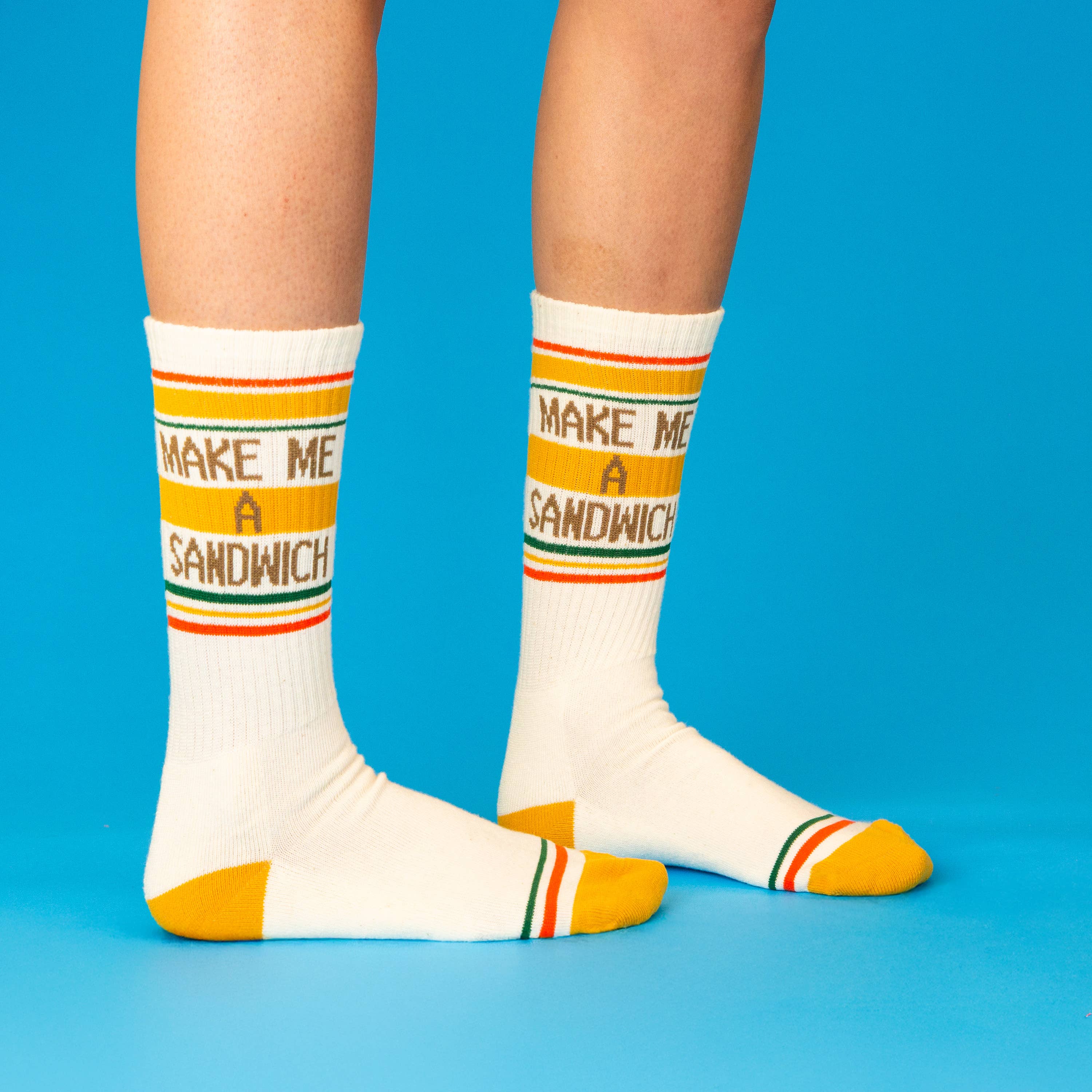 Make Me A Sandwich Gym Crew Socks, photo 7 of 7