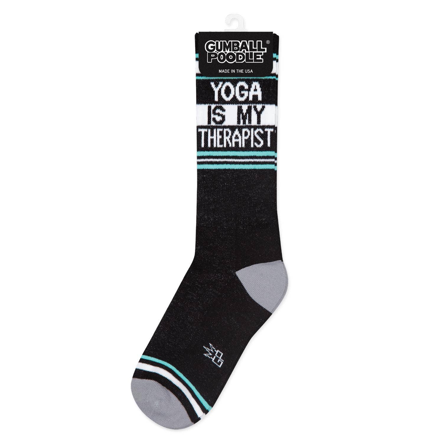 Yoga Is My Therapist Gym Crew Socks, photo 5 of 6