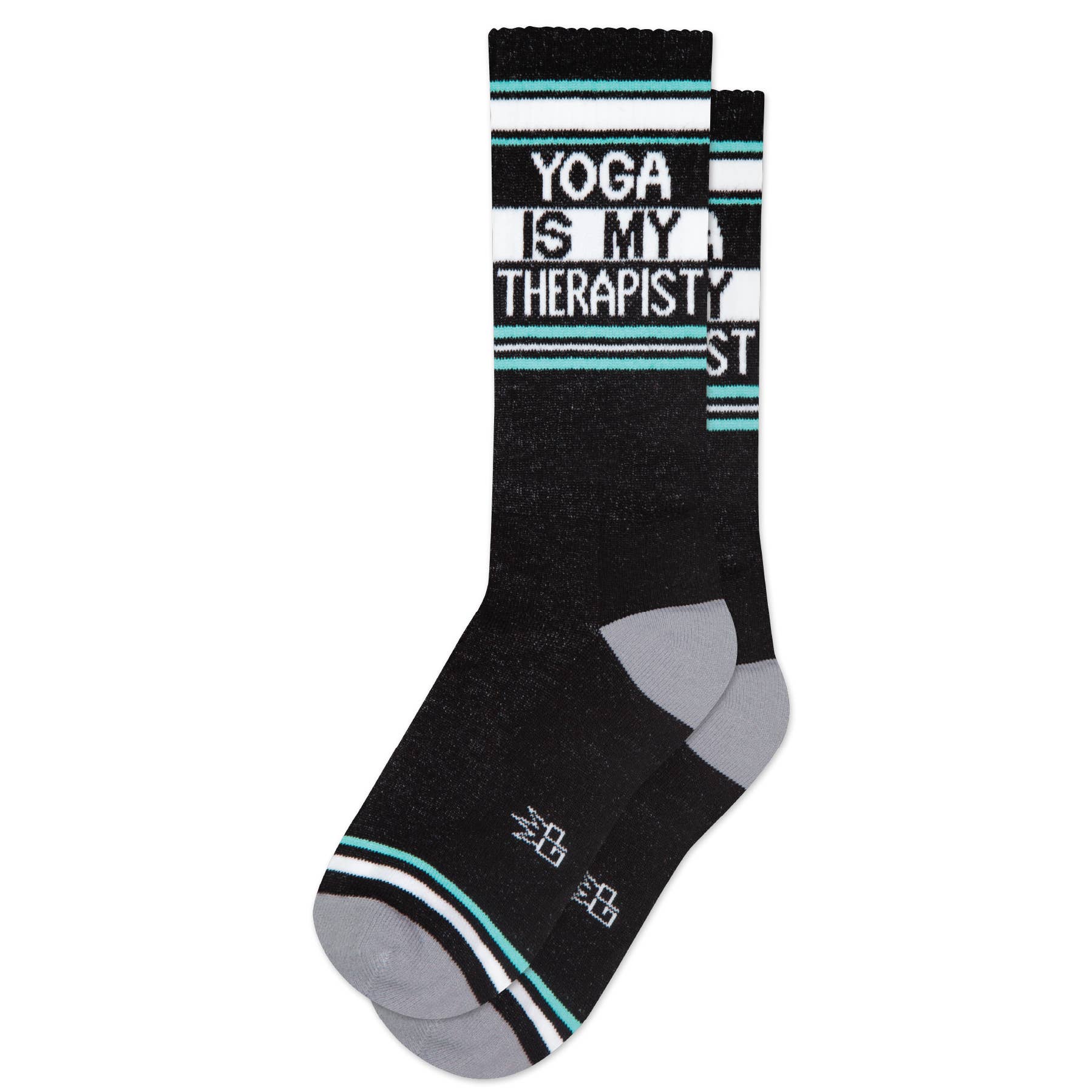 Yoga Is My Therapist Gym Crew Socks, photo 1 of 6