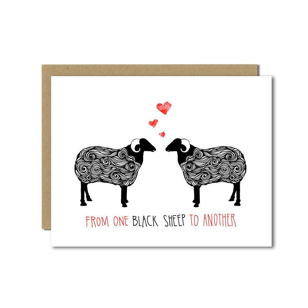 Black Sheep Greeting Card