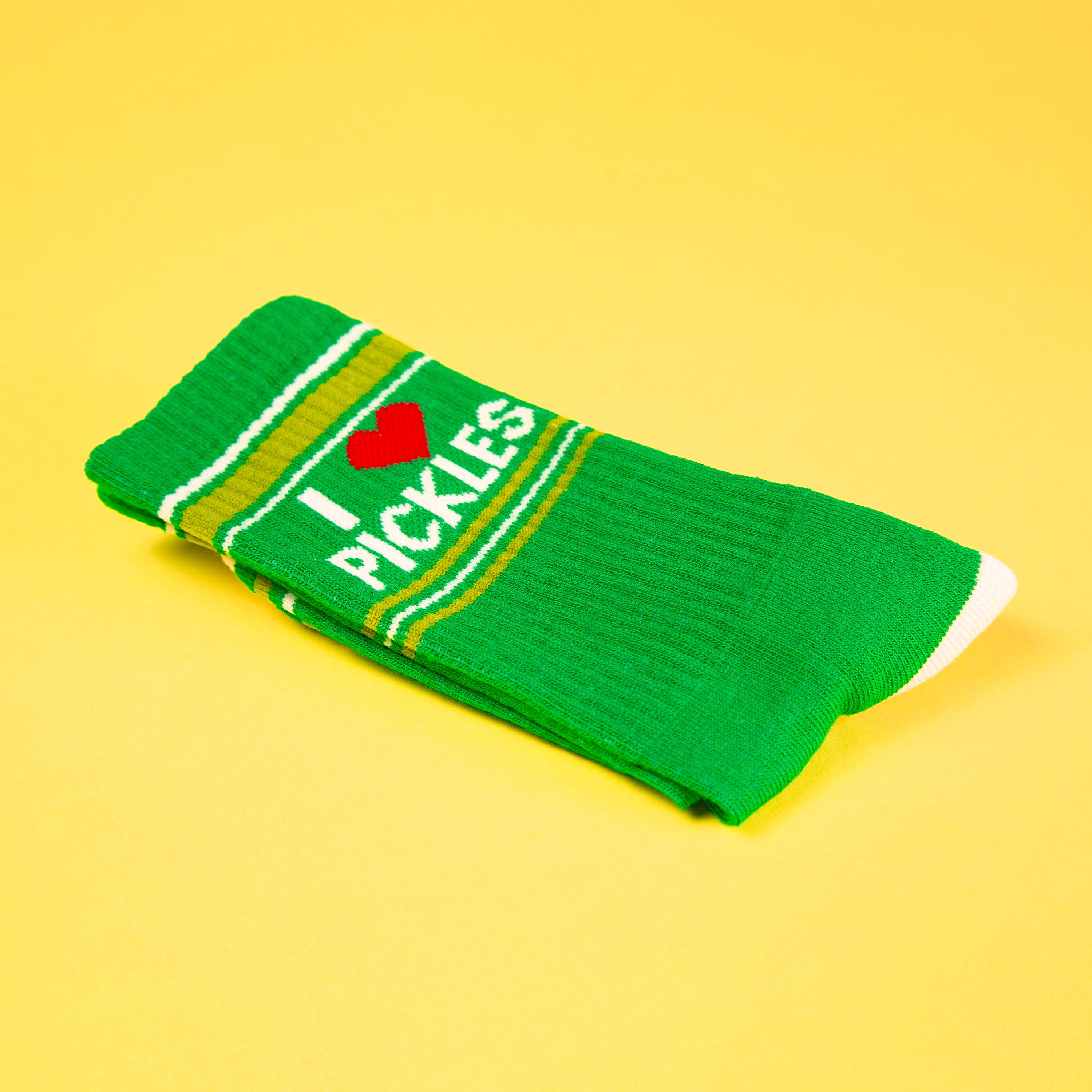 I ❤️ Pickles Gym Crew Socks, photo 6 of 6
