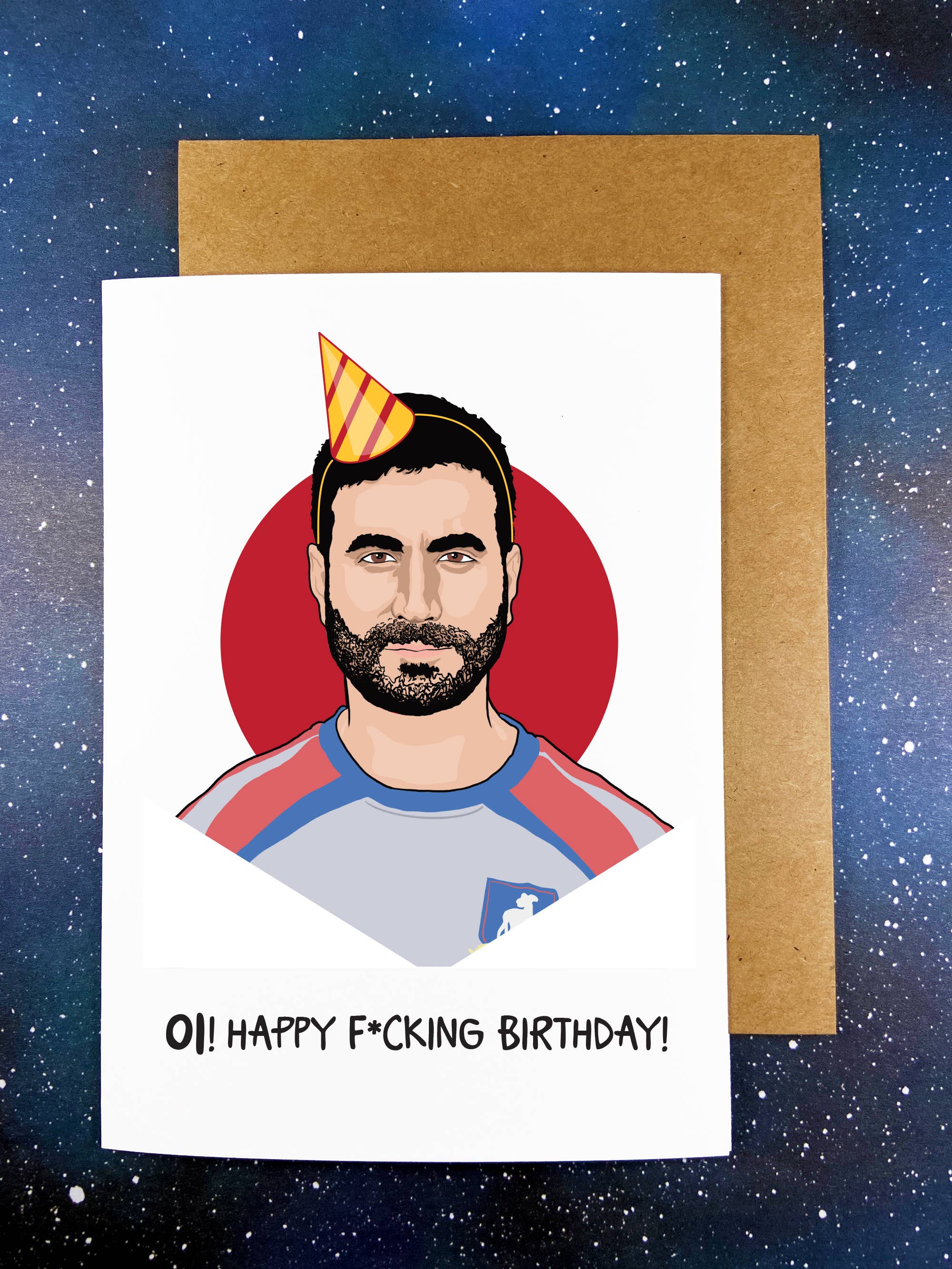 “Oi!” Roy Kent - Ted Lasso Birthday Greeting Card