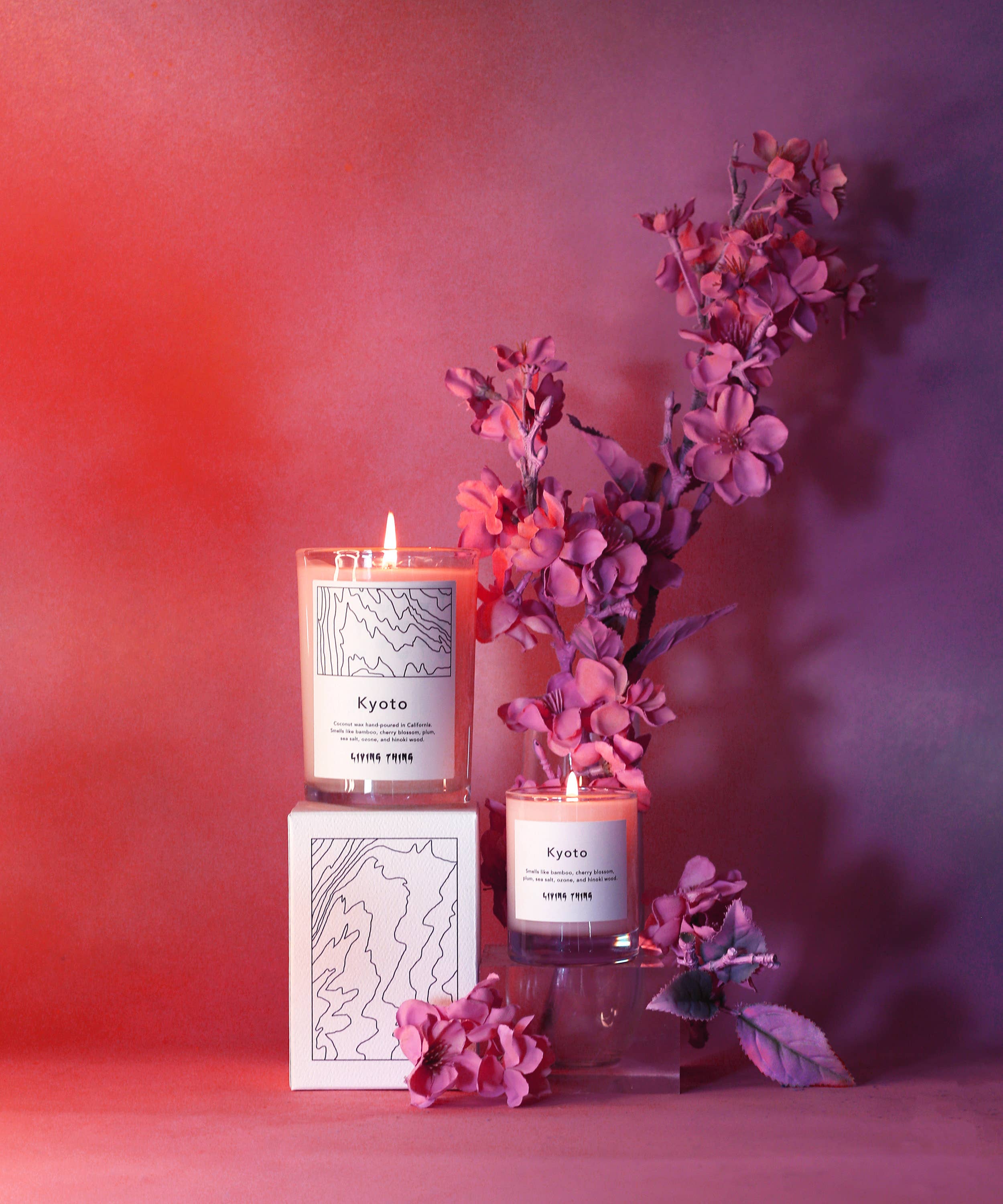 Kyoto: Cherry Blossom, Bamboo + Hinoki Candle, photo 1 of 3