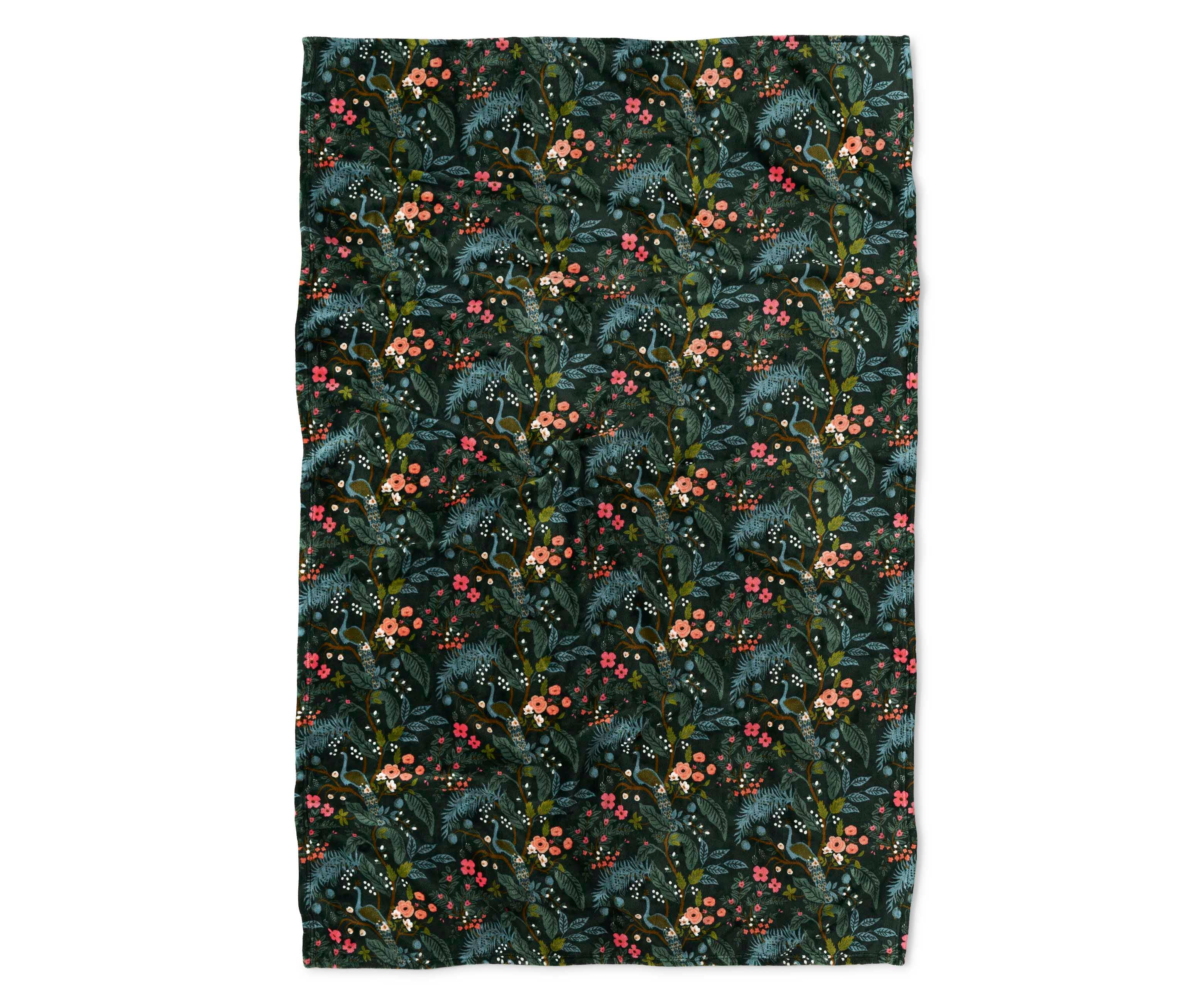 Peacock Fleece Blanket, photo 2 of 3