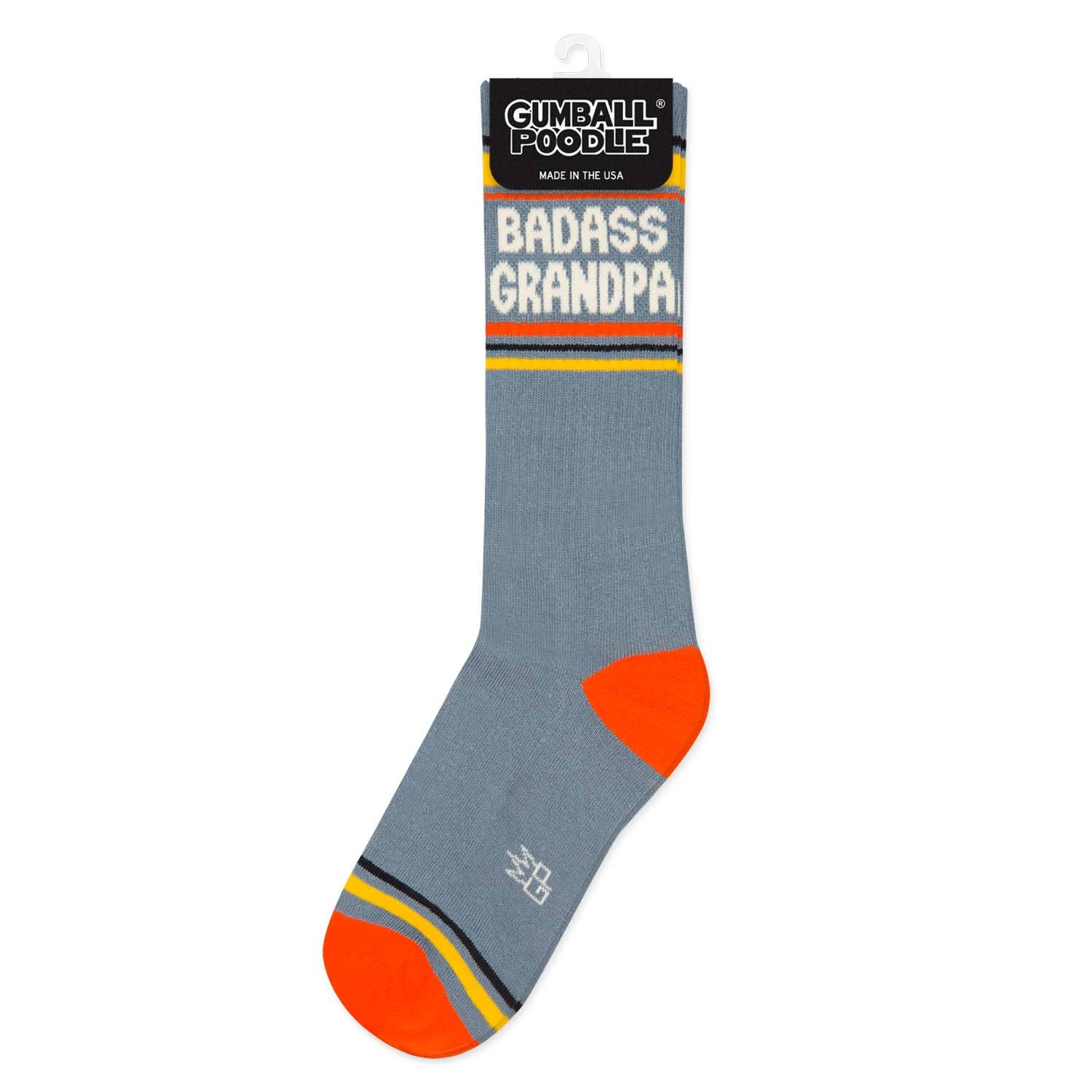 Badass Grandpa Gym Crew Socks, photo 3 of 6