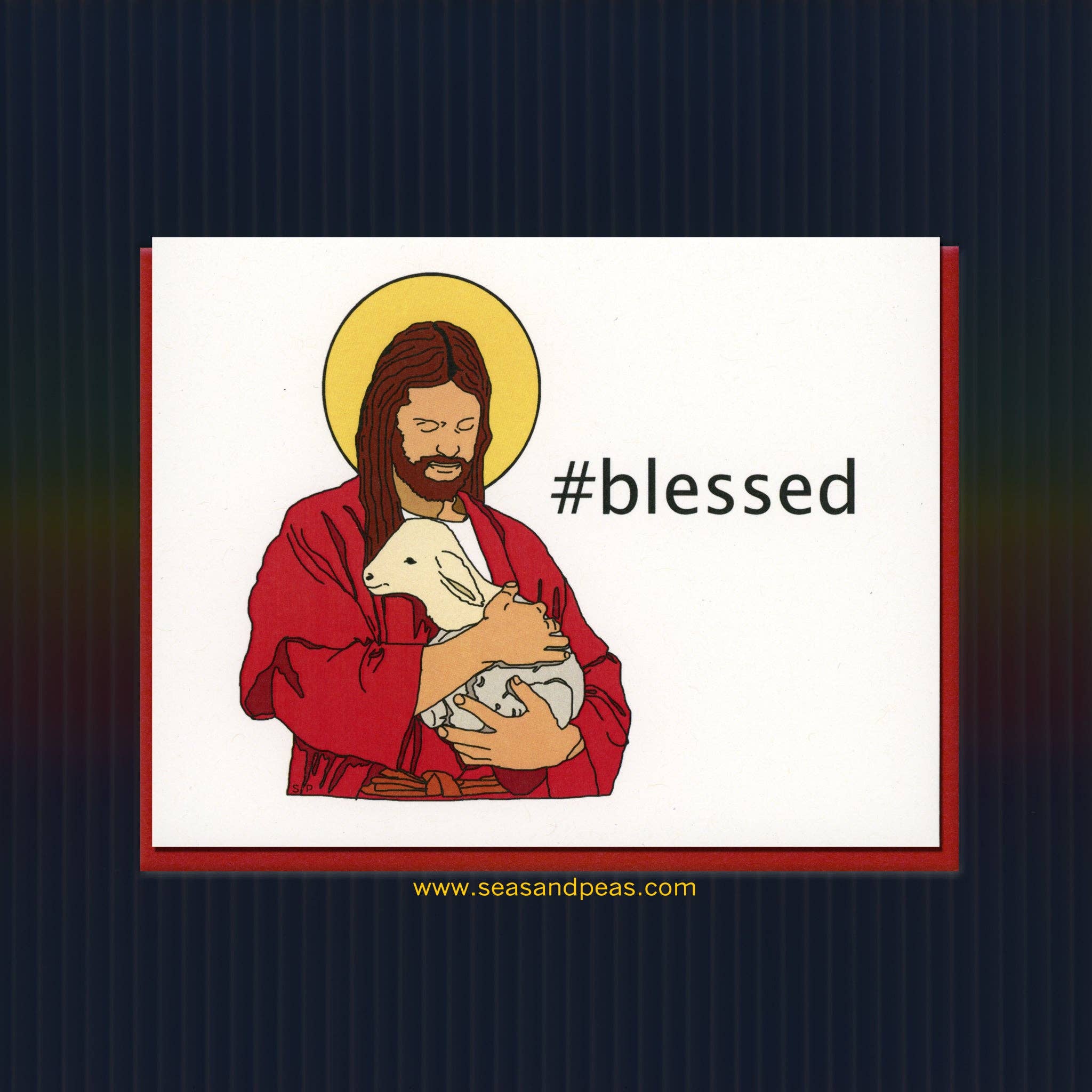 #blessed Christmas Card