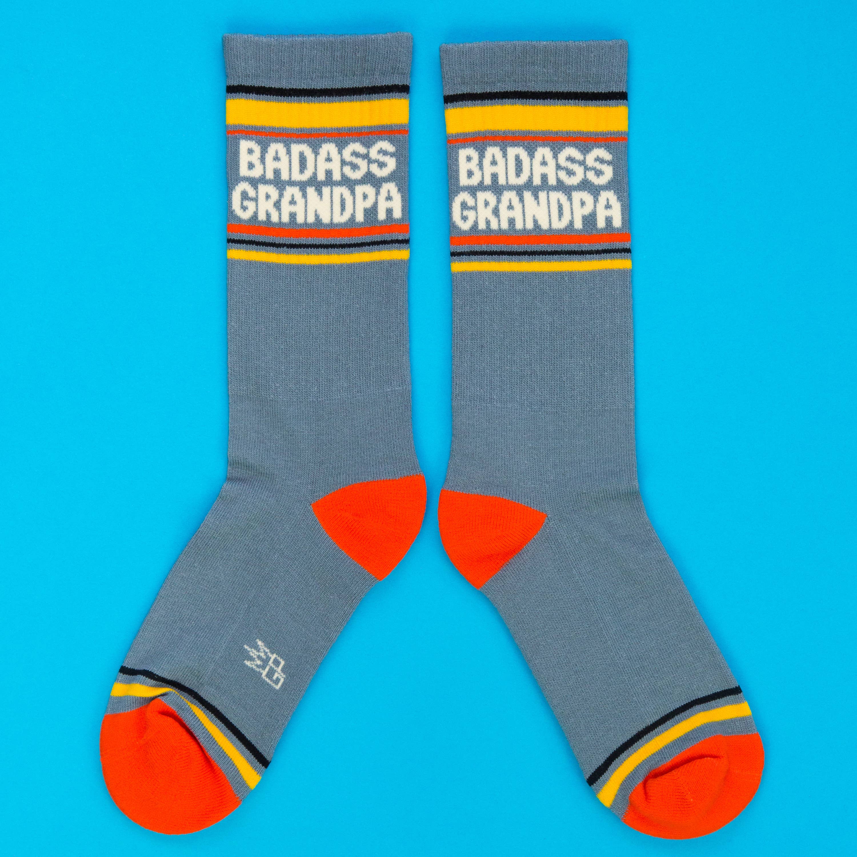 Badass Grandpa Gym Crew Socks, photo 5 of 6