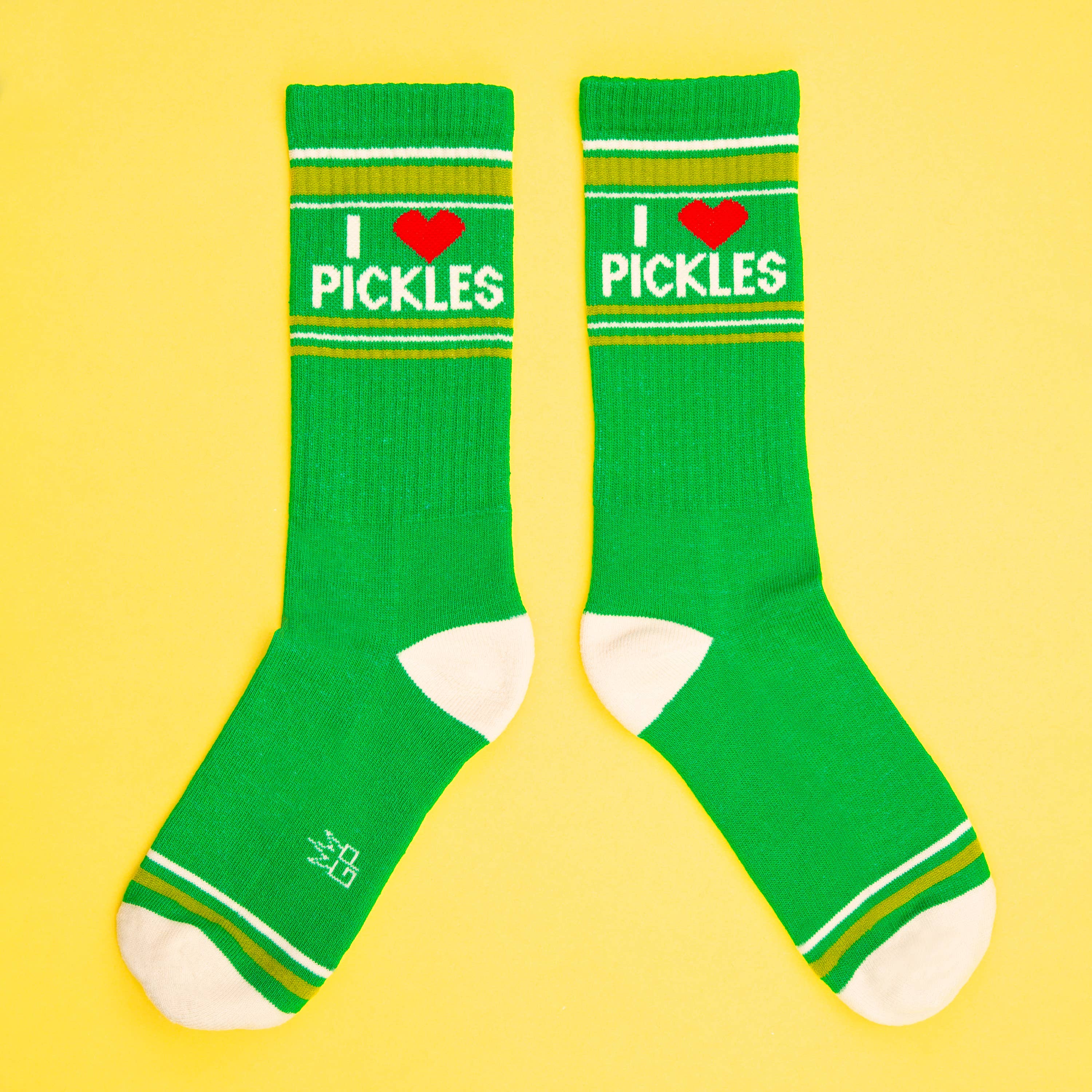 I ❤️ Pickles Gym Crew Socks, photo 5 of 6