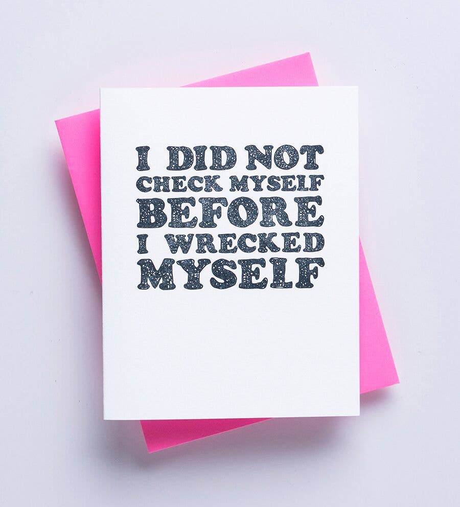 Wreck Myself Card