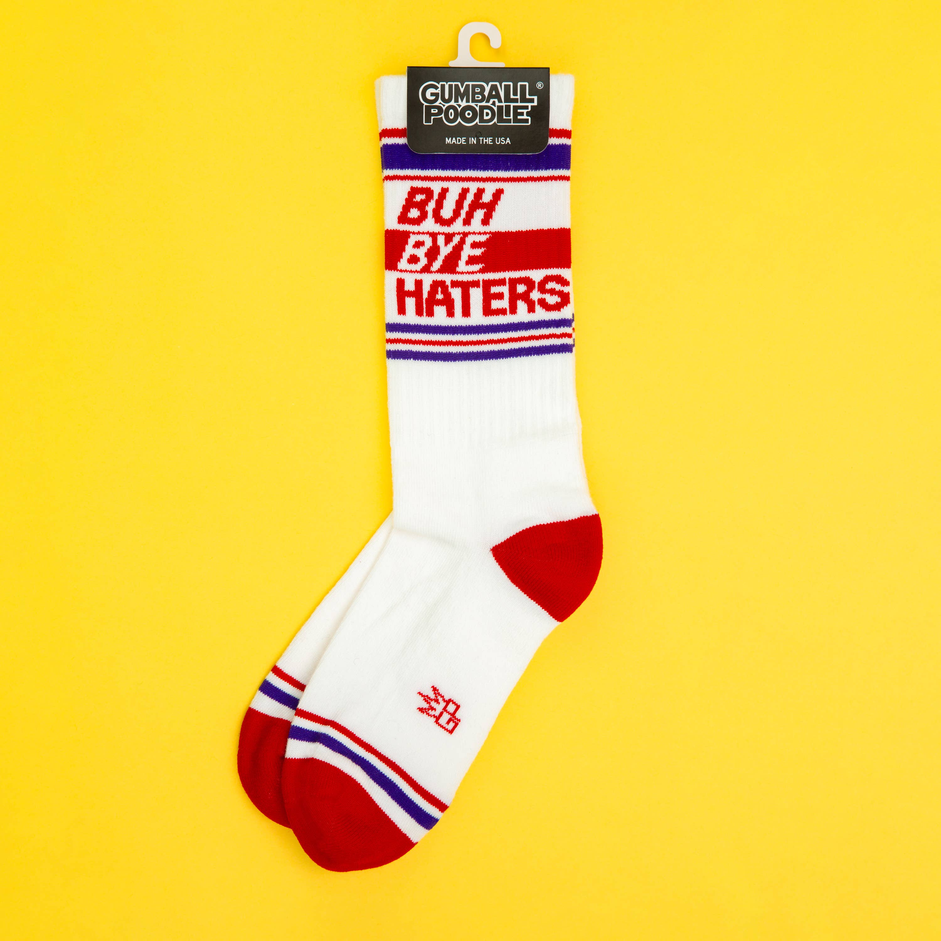 Buh Bye Haters Gym Crew Socks, photo 5 of 6