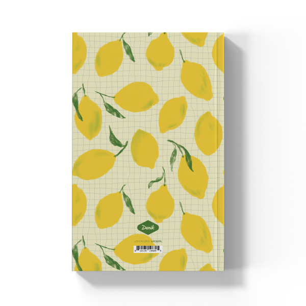 Lemon Grid Classic Layflat Notebook, photo 3 of 7