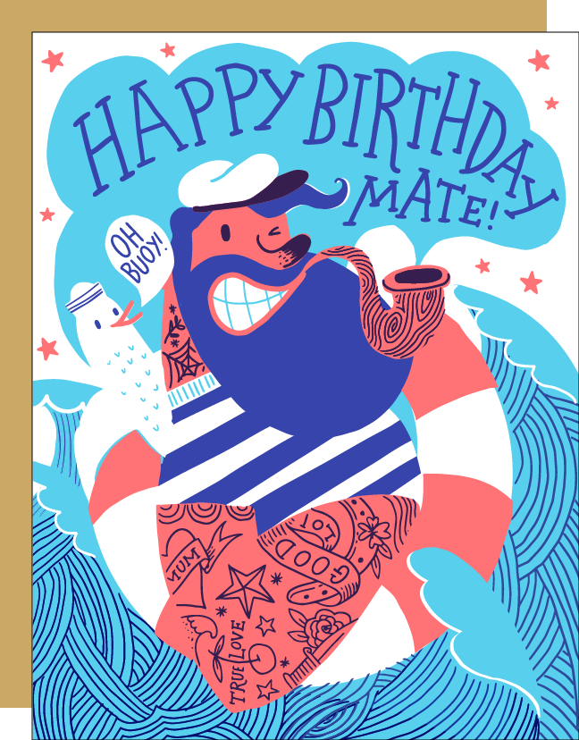 HELLO! LUCKY - Happy Birthday Mate