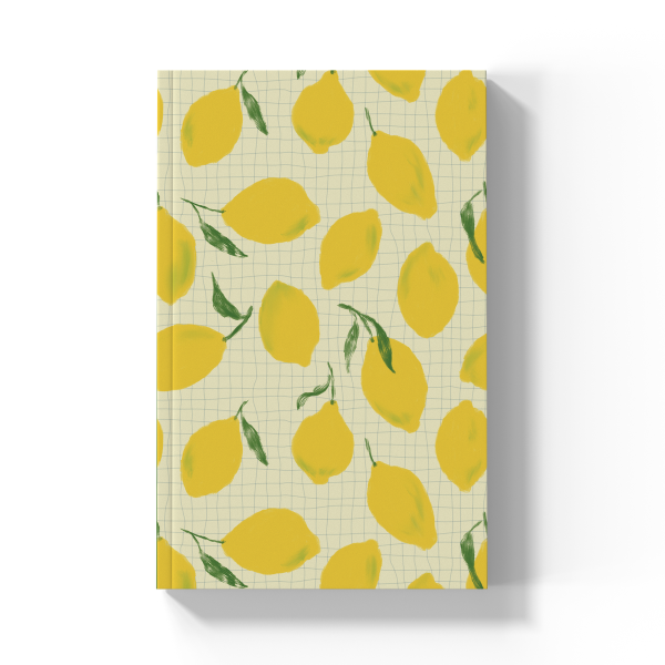Lemon Grid Classic Layflat Notebook, photo 1 of 7
