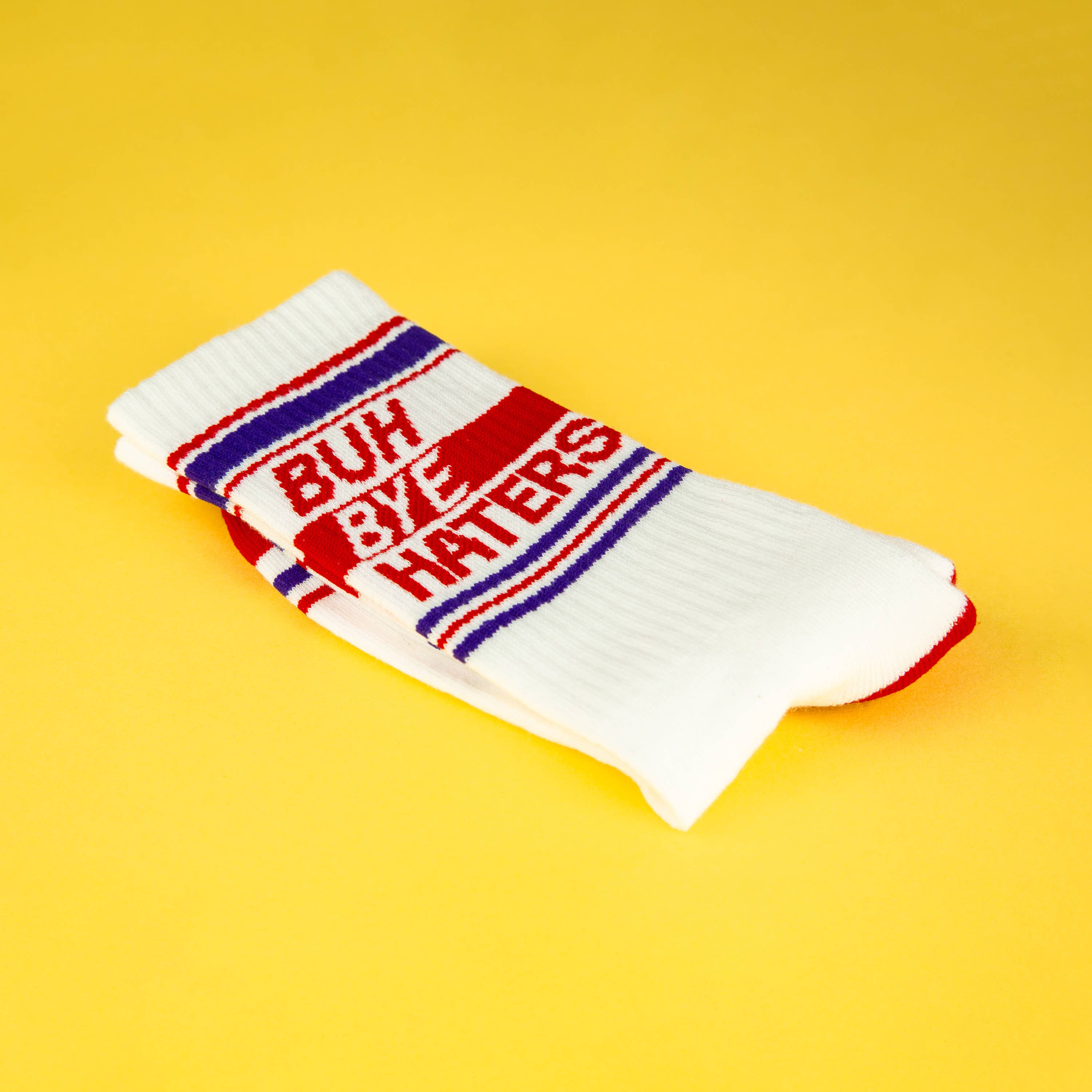 Buh Bye Haters Gym Crew Socks, photo 4 of 6