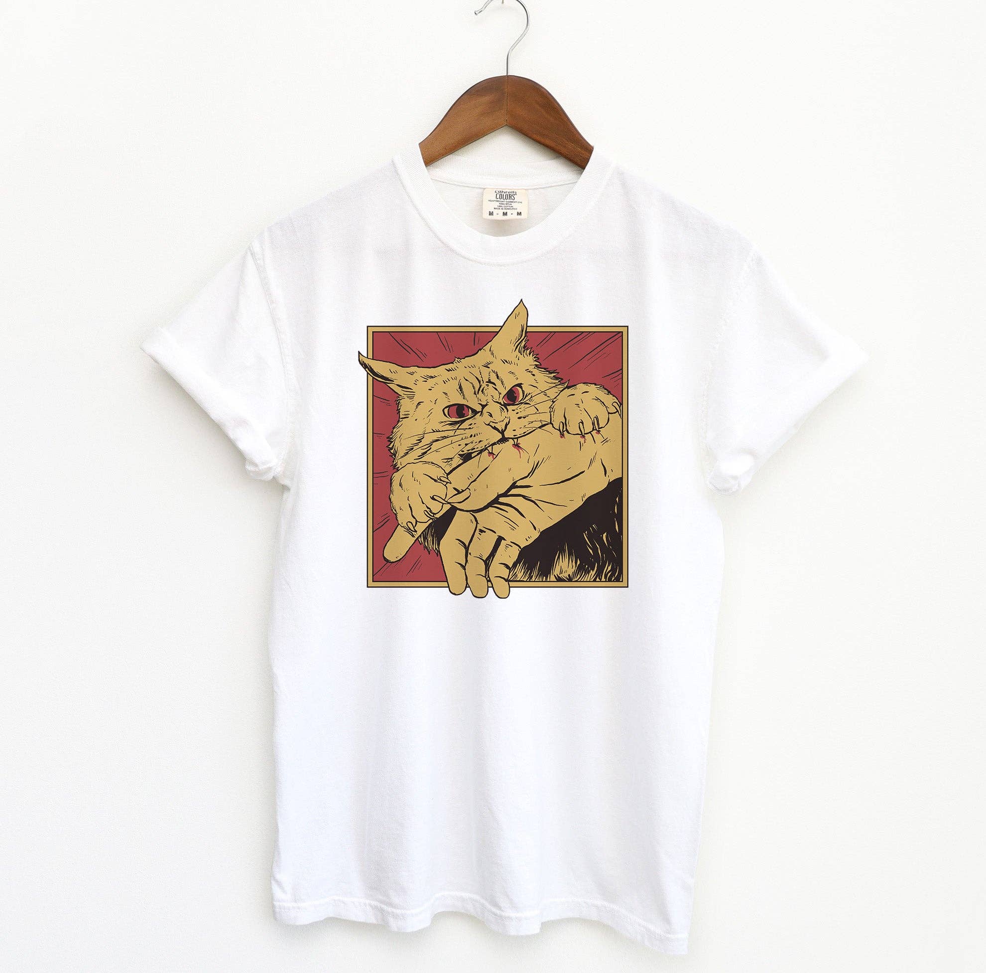 Cat Bite Manga T-Shirt, photo 3 of 6