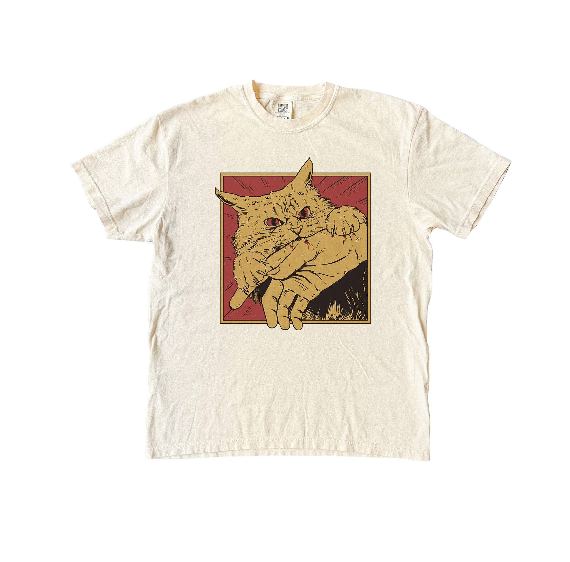 Cat Bite Manga T-Shirt, photo 2 of 6