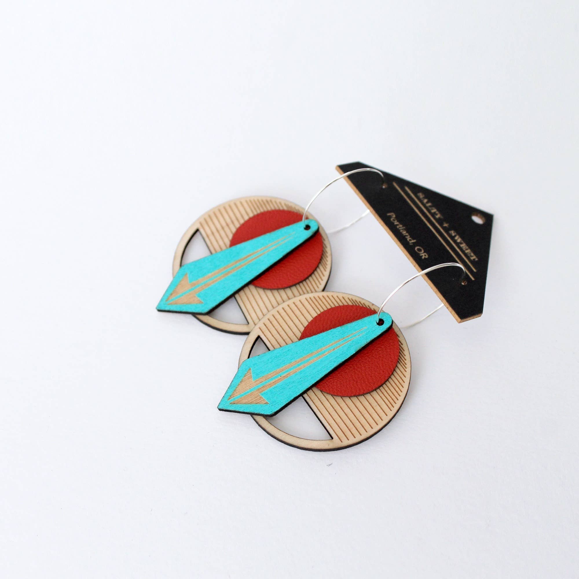 Arrow Earrings: RED