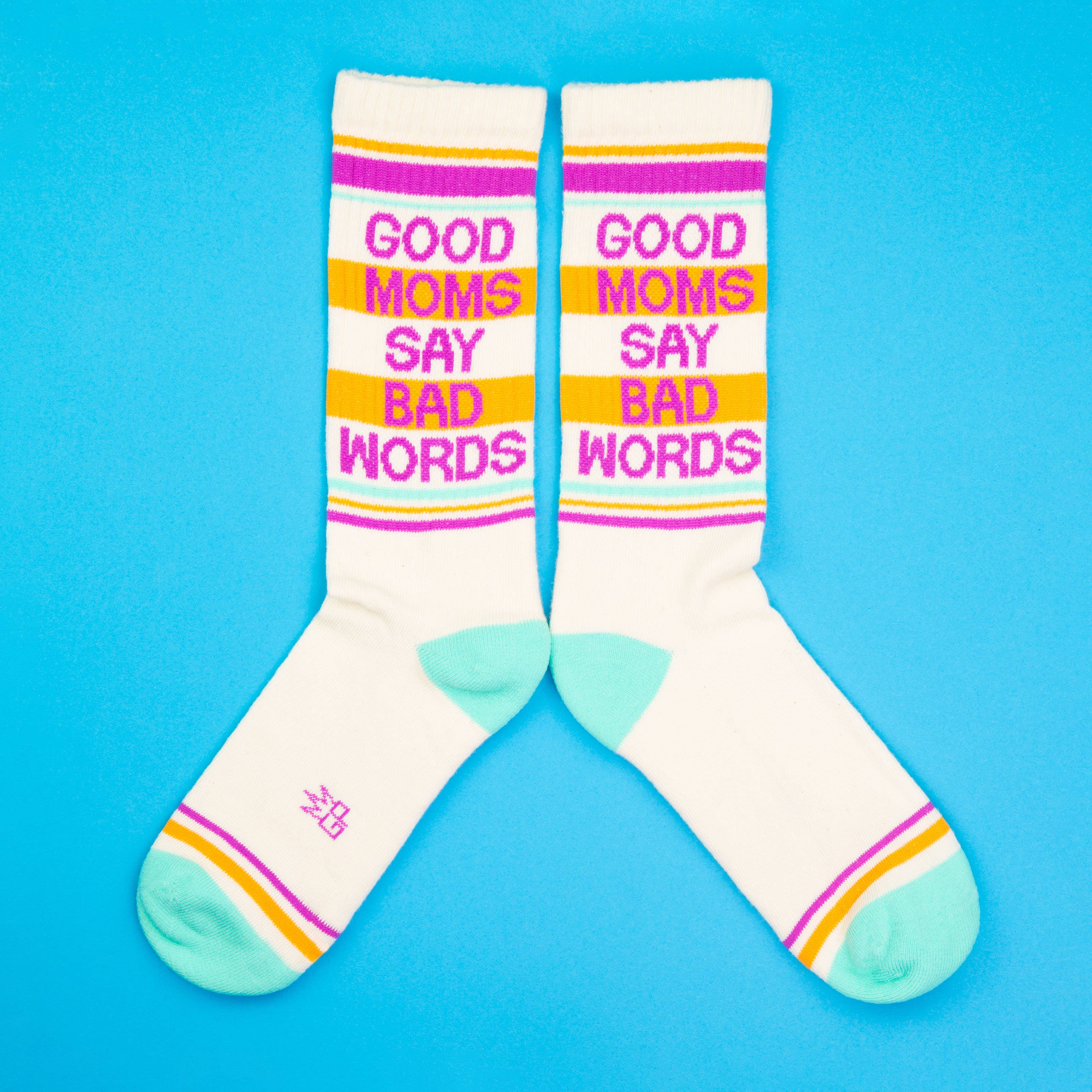 Good Moms Say Bad Words Gym Crew Socks, photo 5 of 6