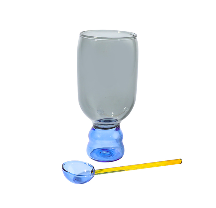 Cocktail Glass Mug & Spoon Gift Set