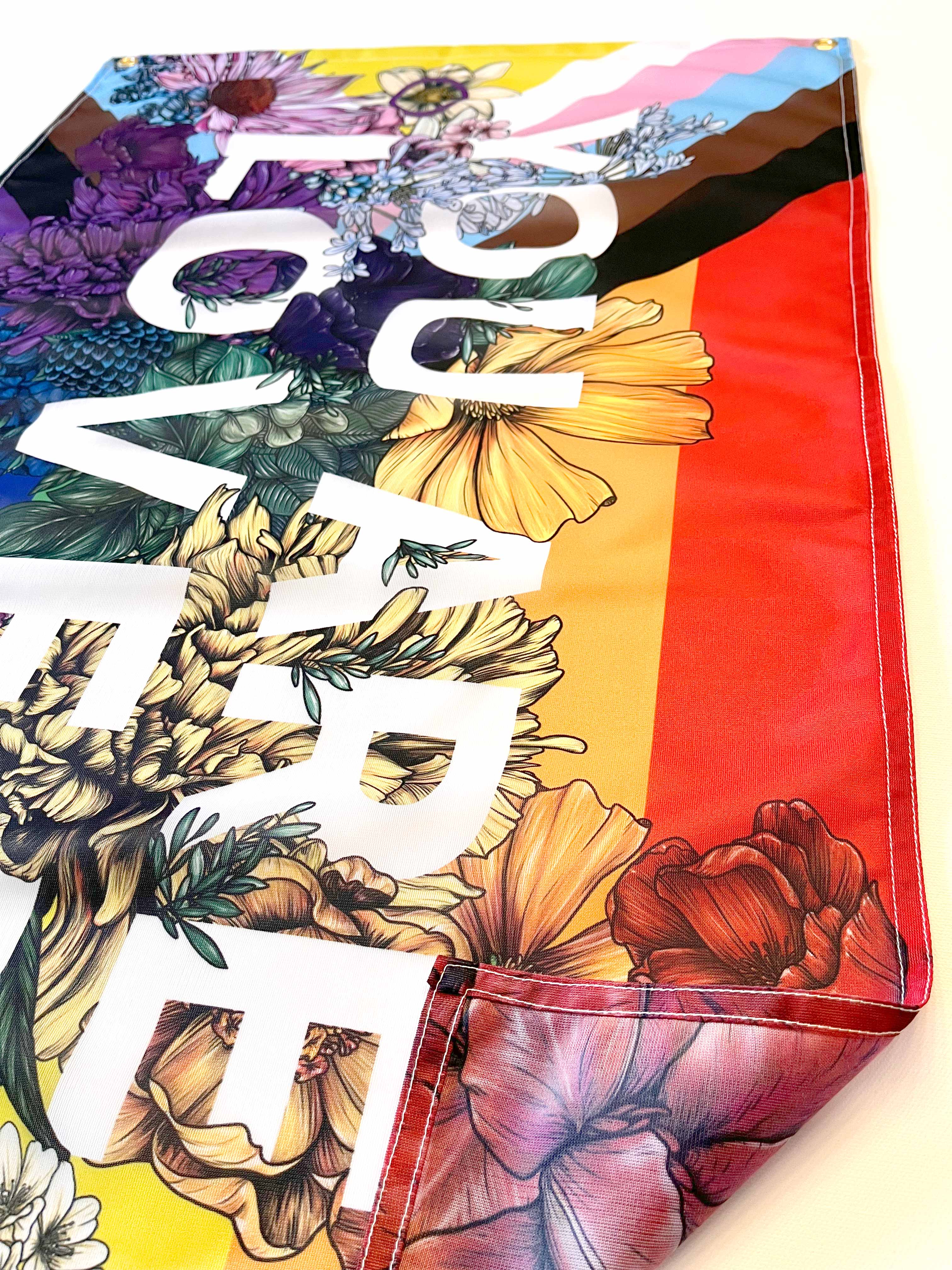 You Are Loved Flag | LGBTQ Rainbow Pride Flag, photo 5 of 8