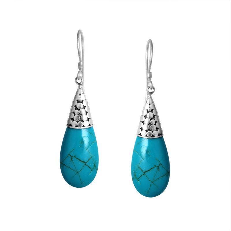 Sterling Silver Earring With Turquoise