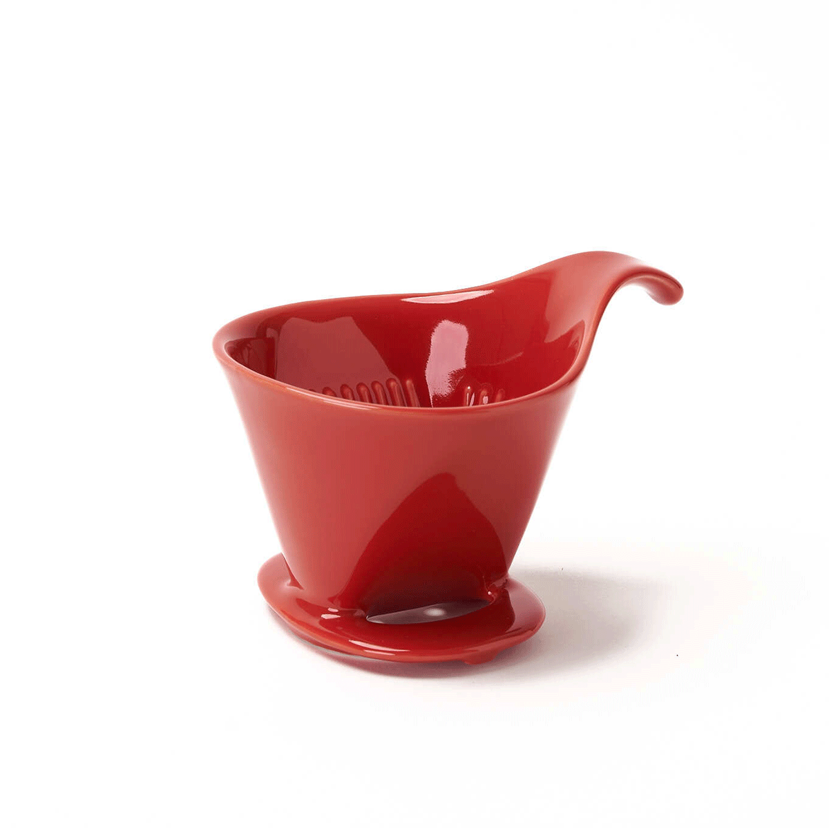 Bee House Pour-over Ceramic Coffee Dripper - Tomato -, photo 4 of 4