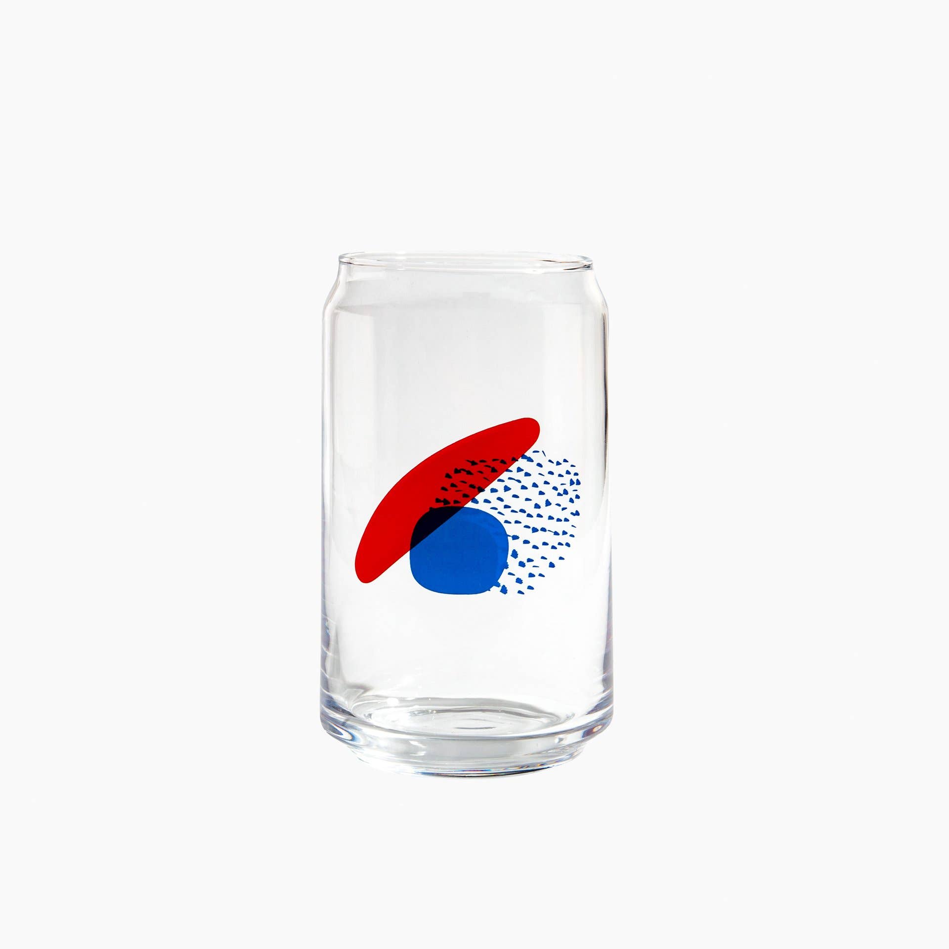 #14001 - Drinking Glass in Blue/Red