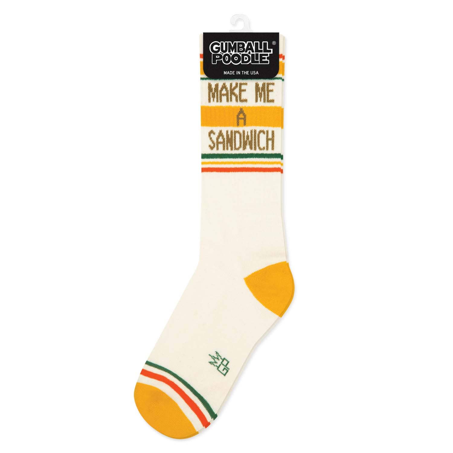 Make Me A Sandwich Gym Crew Socks, photo 3 of 7